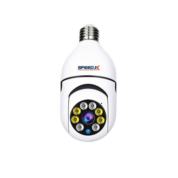 1080P WiFi 360° Panoramic Night Vision Bulb Camera