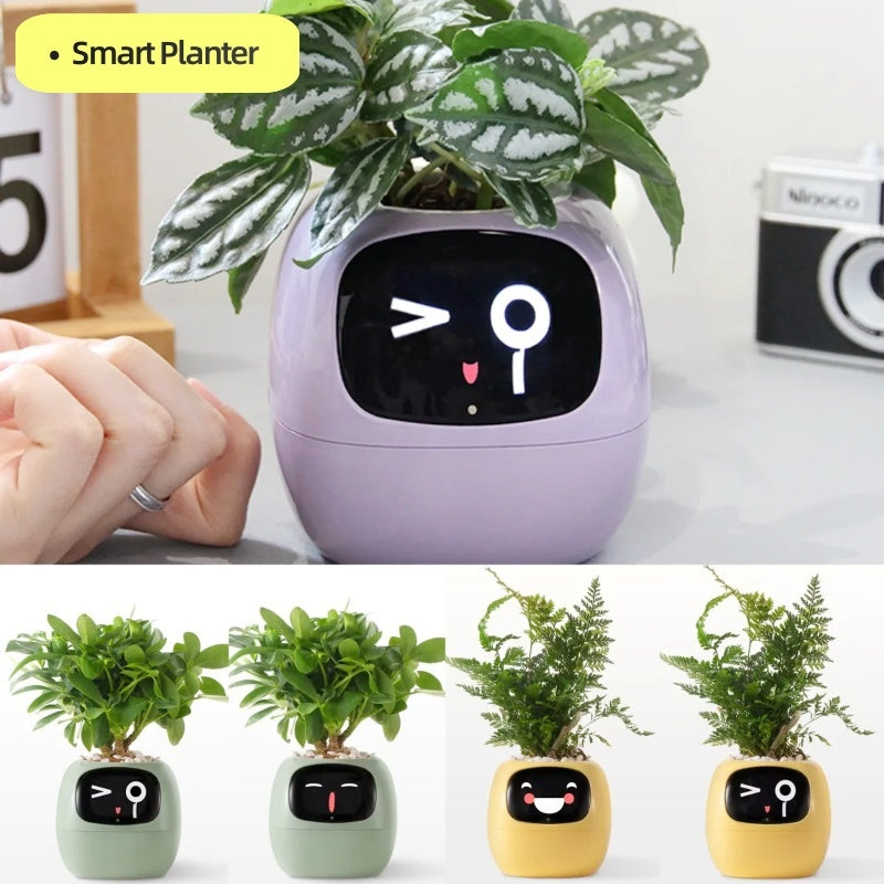 Smart Planter with AI Sensors | 49 Expressions | Intelligent Plant Care