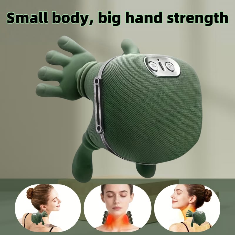Smart Finger Pressure Neck Massager – Electric Deep Kneading Heated Back & Shoulder Massager