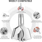 Manual Nose & Ear Hair Trimmer – Stainless Steel Precision Trimming Tool for Safe and Painless Grooming