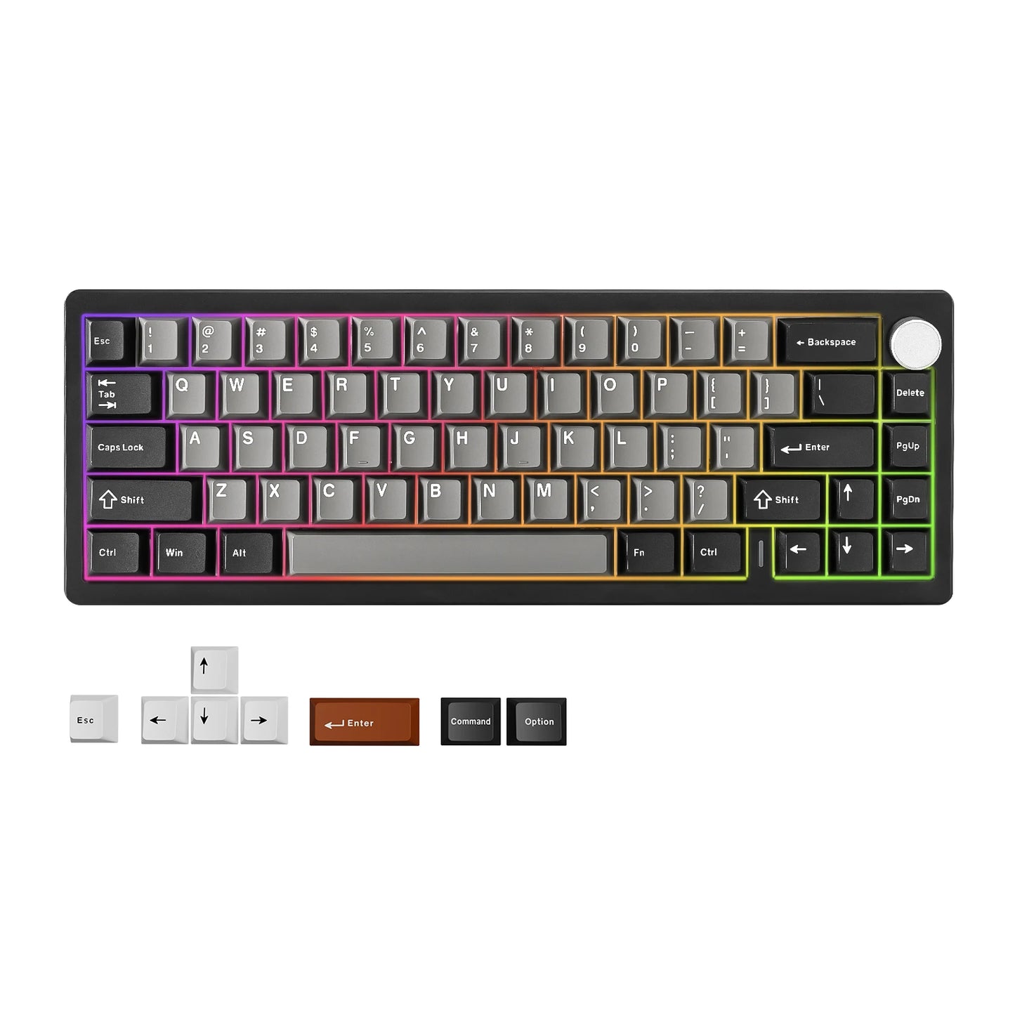 YUNZII AL68 Wireless Mechanical Keyboard | QMK/VIA, Hot-Swap, Gasket, Aluminum Build