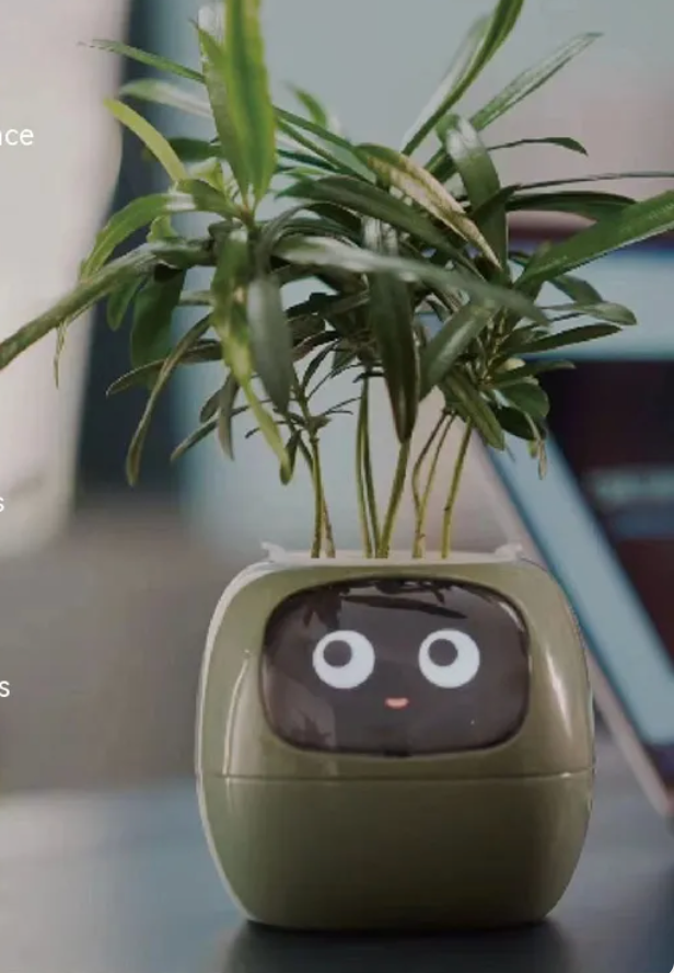 Smart Planter with AI Sensors | 49 Expressions | Intelligent Plant Care