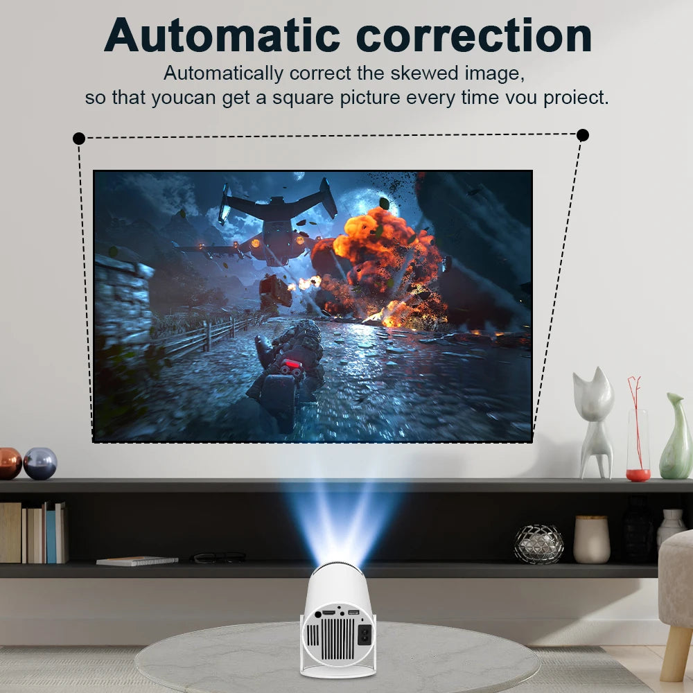 Magcubic HY300 Pro 4K Decoding 720P HD Projector – 260 ANSI, Android 11, Dual WiFi 6, Bluetooth 5.0